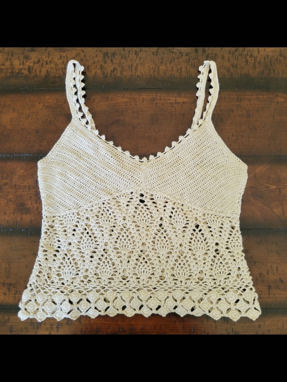 Express | Y2K Handknit Boho Cami